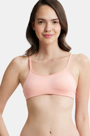 Buy Jockey SS12 Wirefree Non Padded Full Coverage Beginners Bra - Candlelight Peach